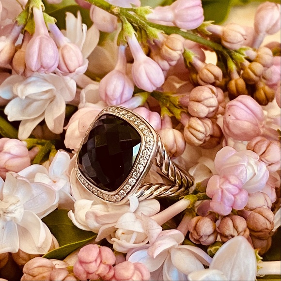 David Yurman - Albion Ring w Black Onyx & Diamonds - Picture 5 of 10